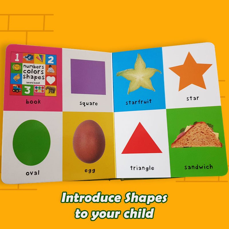 Priddy Books: Numbers Colours Shapes (Board Book)