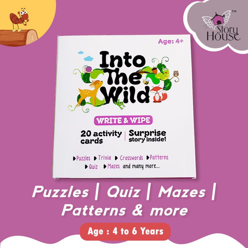 Reusable Activity Cards - Into the Wild